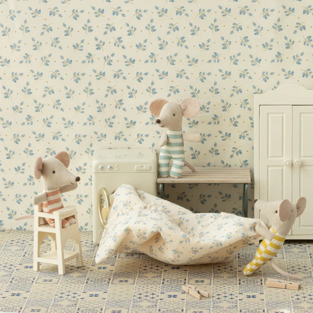 Chaise haute, Souris - Off white MAILEG