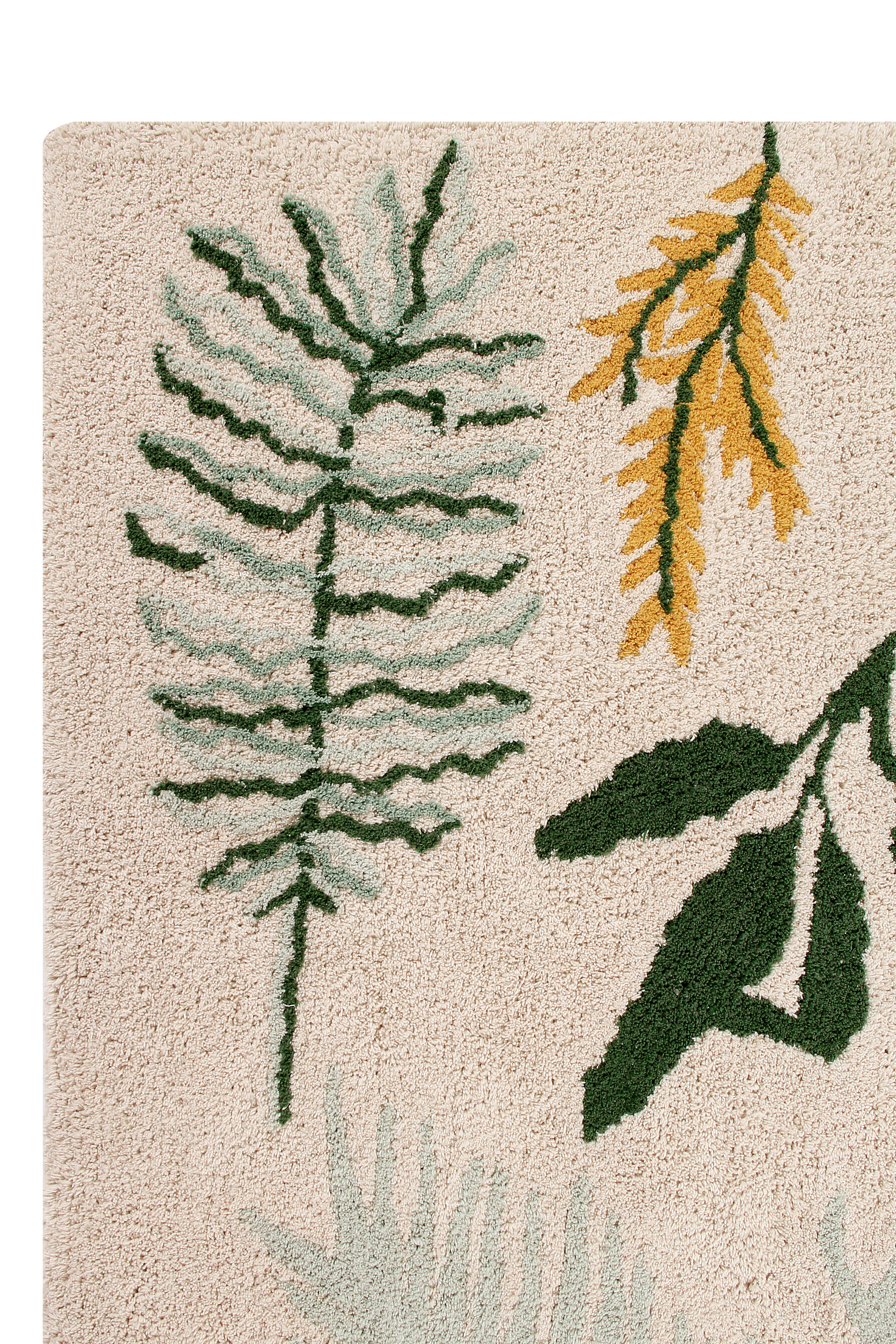 Tapis Lavable Plantes Botaniques 140 x 200 Cm LORENA CANALS