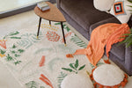Tapis Lavable Plantes Botaniques 140 x 200 Cm LORENA CANALS