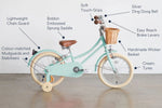 BOBBIN BIKES - Vélo Enfant Gingersnap 16" - Vert Pâle