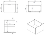 Lit Mezzanine Mi-Hauteur (H 85cm) SCOTT Avec Toboggan 90 X 200 cm Blanc VIPACK
