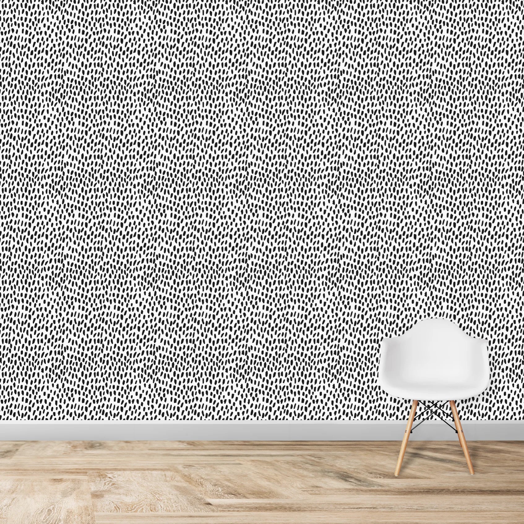 MUNKS & ME - Papier Peint Chambre Enfant à Motif Répété - Abstrait À Mini Points