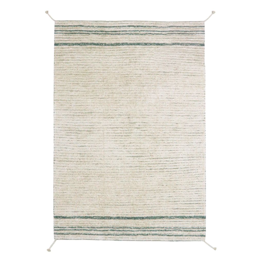 Tapis Lavable Réversible Twin Vintage Blue 200 x 300 cm LORENA CANALS