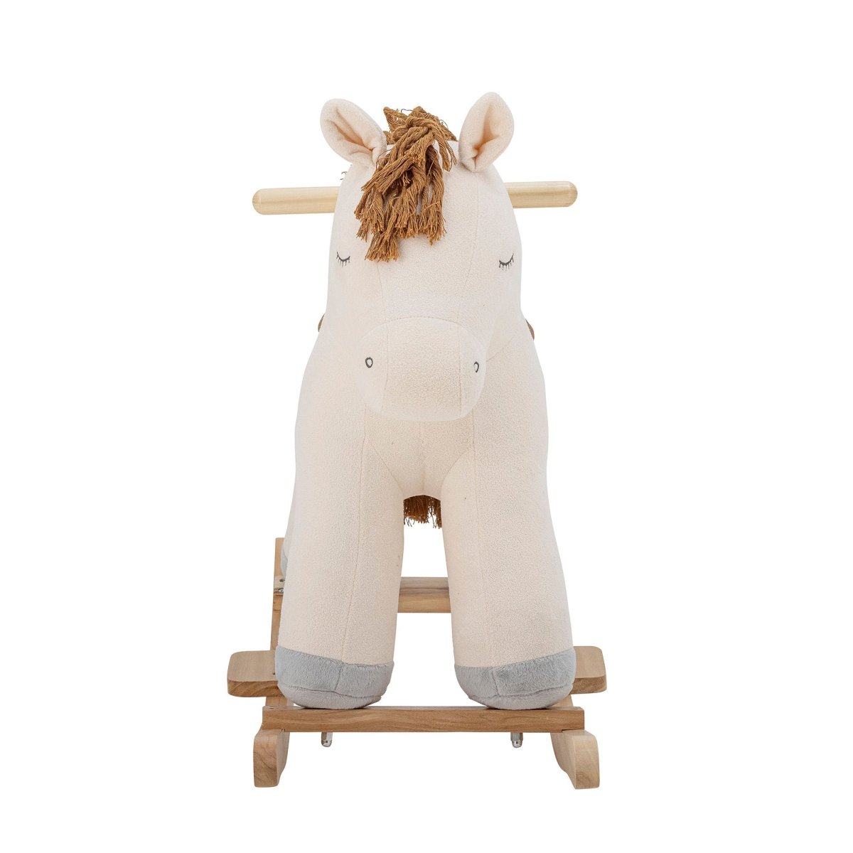 BLOOMINGVILLE MINI - Merlen Jouet à Bascule, Cheval, Blanc, Polyester