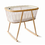 CHARLIE CRANE - Berceau KUMI / Cocon Mesh / Lacets Bois de Rose / Matelas coco naturel