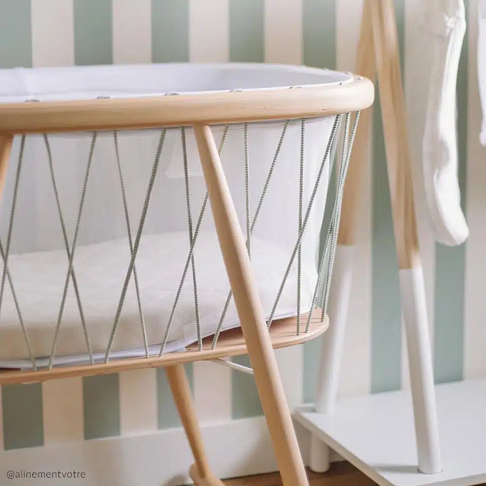 CHARLIE CRANE - Berceau Kumi / Cocon Mesh / Lacets Lichen / Matelas Mousse