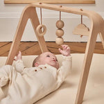 CHARLIE CRANE - Set d'Éveil Complet : Tapis TAMI Orage + Arche NAHO & Jouets en Bois