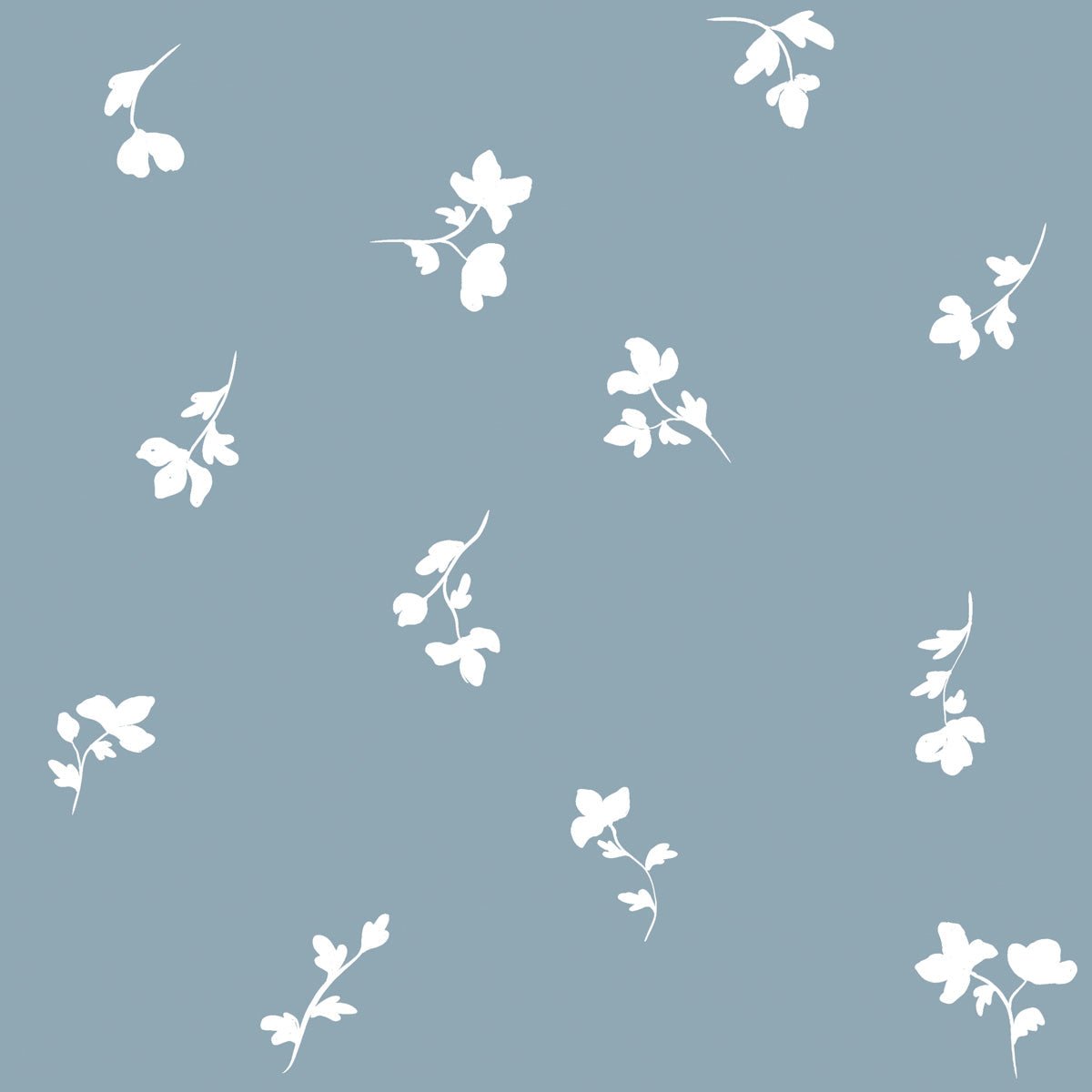 DEKORNIK - Papier Peint Pour Enfants Bleu Fleurs De Paris