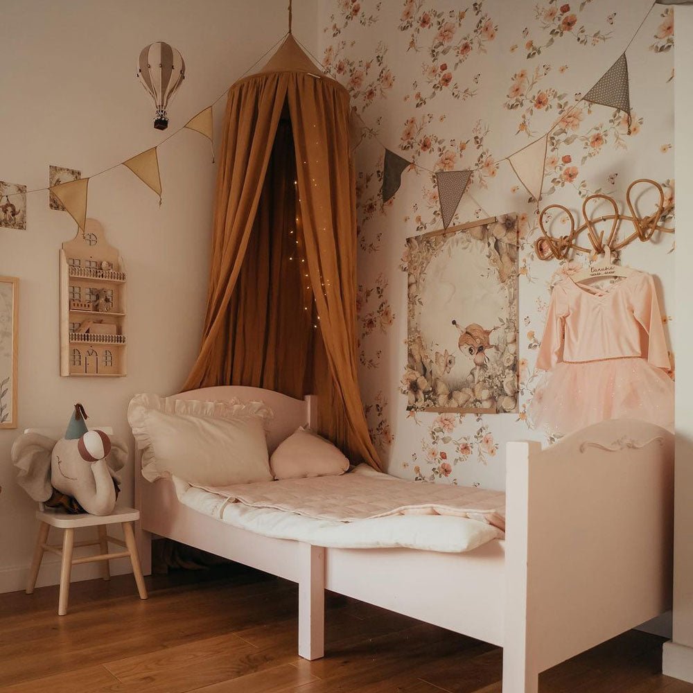 DEKORNIK - Papier Peint Pour Enfants Floral Vintage