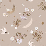 DEKORNIK - Papier Peint Pour Enfants Oiseaux Dans Le Ciel Nocturne