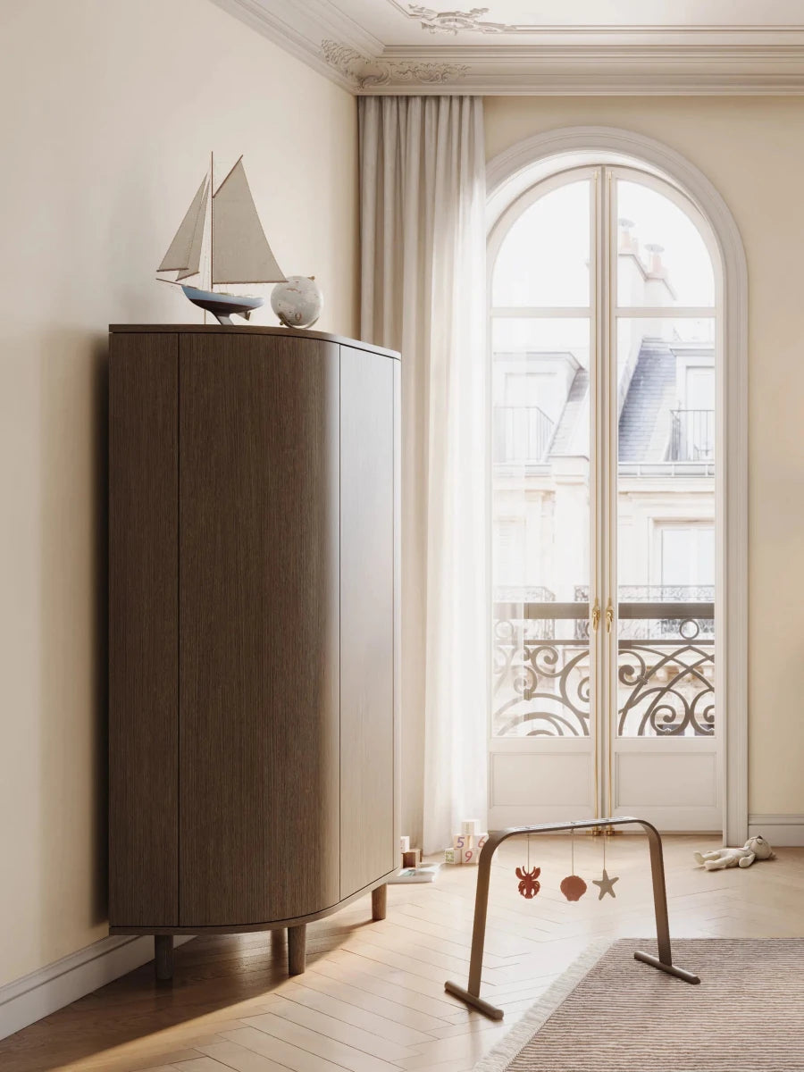 KAS KOPENHAGEN-Armoire Kai - Kas Copenhagen - Chêne Fumé