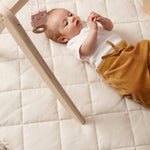 KID'S CONCEPT - Tapis de Jeu Rond – Blanc Cassé