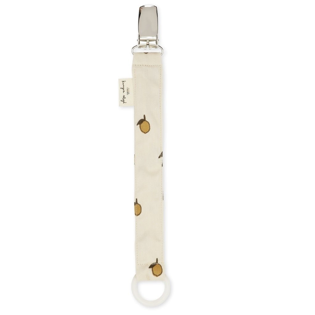 KONGES SLØJD - Lot De 2 Attaches - Tétines - Citron