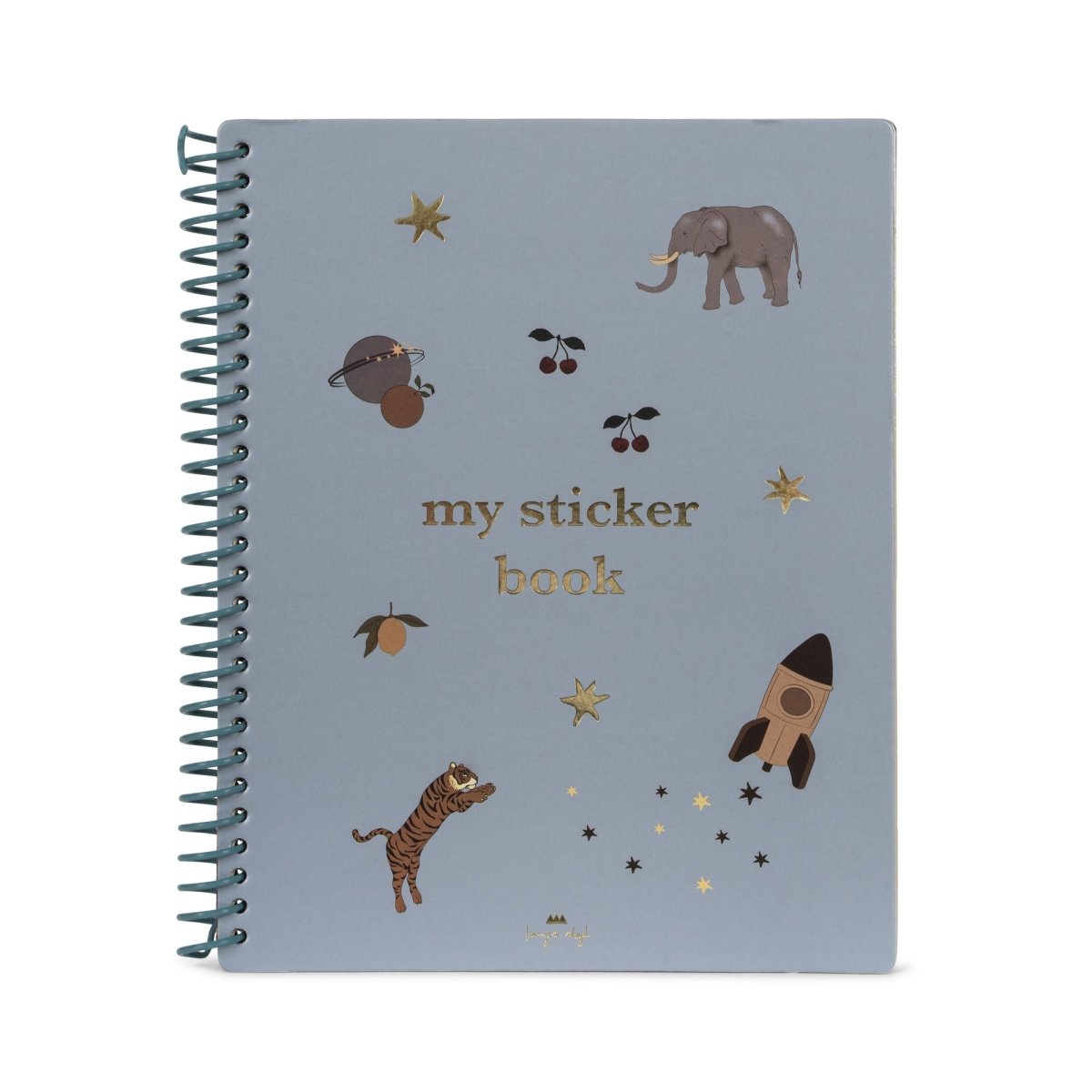 KONGES SLØJD - Mon Livre D'autocollants - Bleu