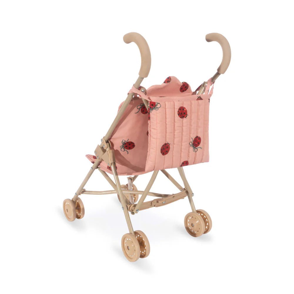 KONGES SLØJD - Poussette Canne Pour Poupée - Coccinelle À Paillettes