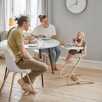 LEANDER - Chaise Haute Sans Arceau, Classic, Cérusé