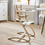 LEANDER - Chaise Haute Sans Arceau, Classic, Cérusé