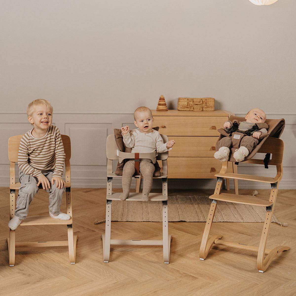 LEANDER - Chaise haute sans arceau Leander Louie™ Hêtre