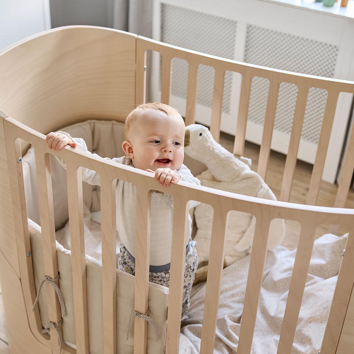 LEANDER - Lit Bébé Évolutif 0 - 3 Ans Leander Classic™, Cérusé