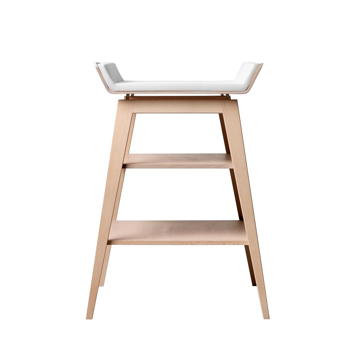 LEANDER - Table À Langer Linea Avec Matelas, Hêtre