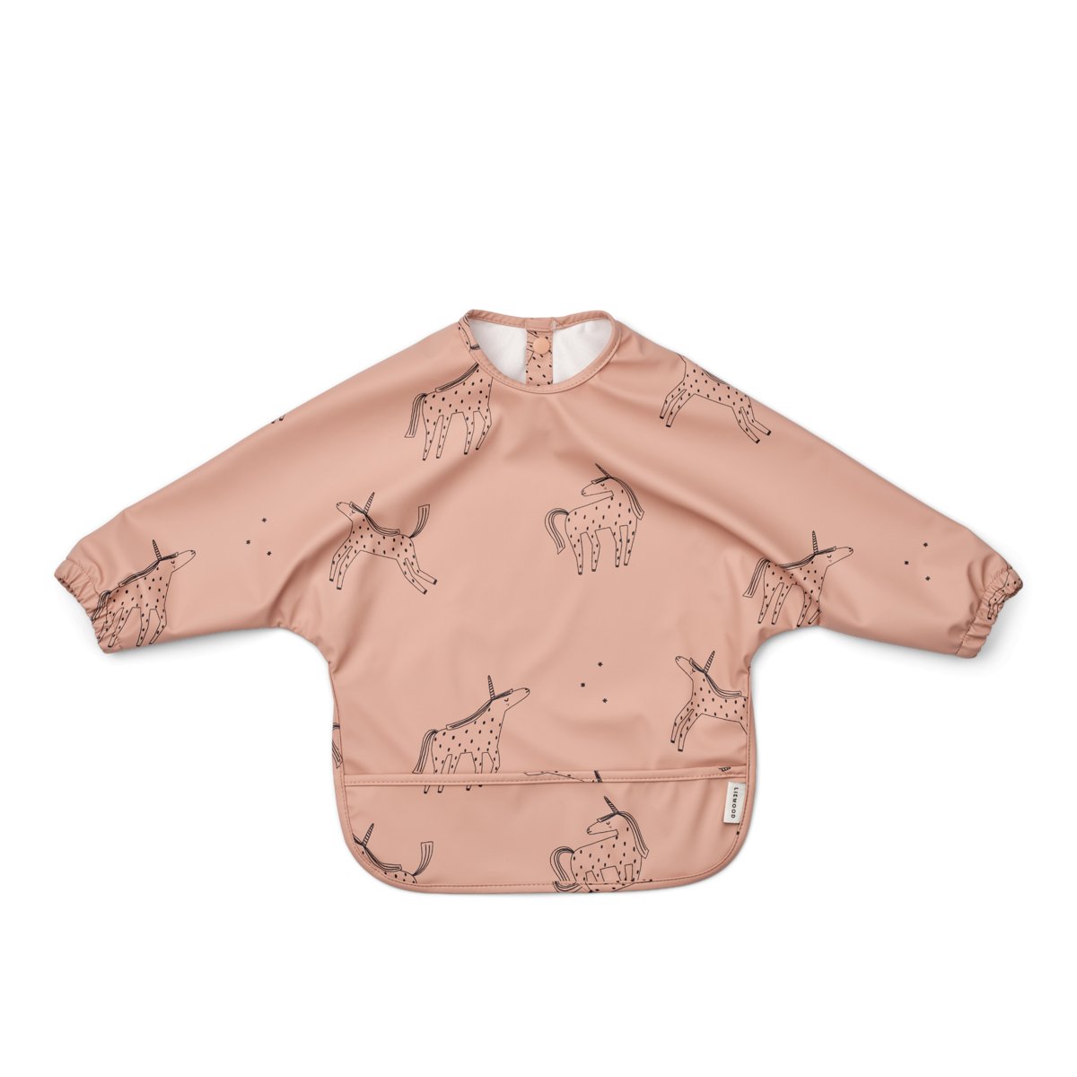LIEWOOD - Bavoir Cape Imprimé Merle - Licorne / Tuscany Rose