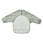 LIEWOOD - Bavoir Cape Imprimé Merle - Vehicles Dove Blue Mix