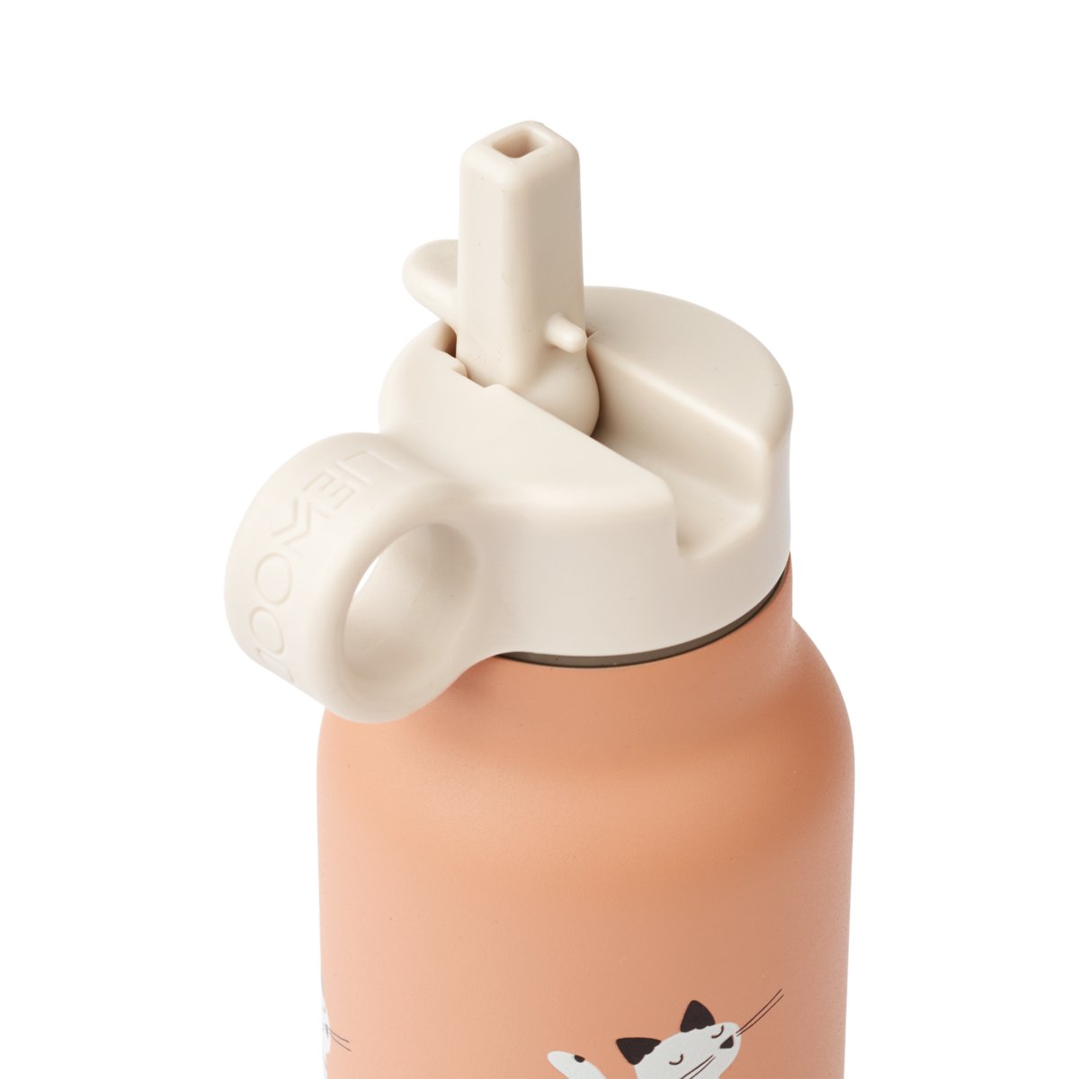 LIEWOOD - Gourde Falk 350 Ml - Chat / Tuscany Rose