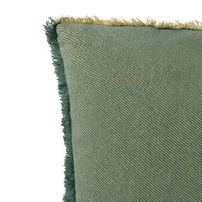 LORENA CANALS - Coussin Carré Vertical Duck Green