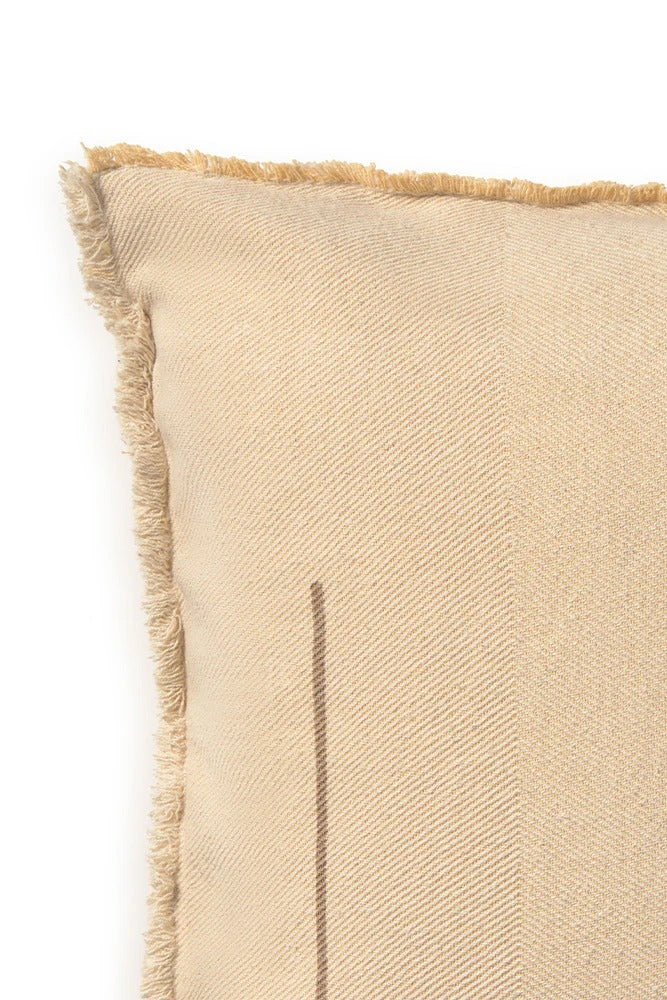 LORENA CANALS - Coussin Carré Vertical Natural