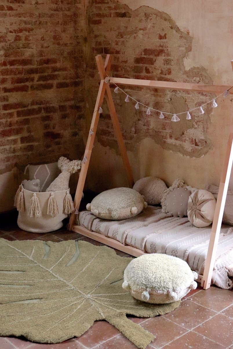 LORENA CANALS - Coussin De Sol Bubbly Olive