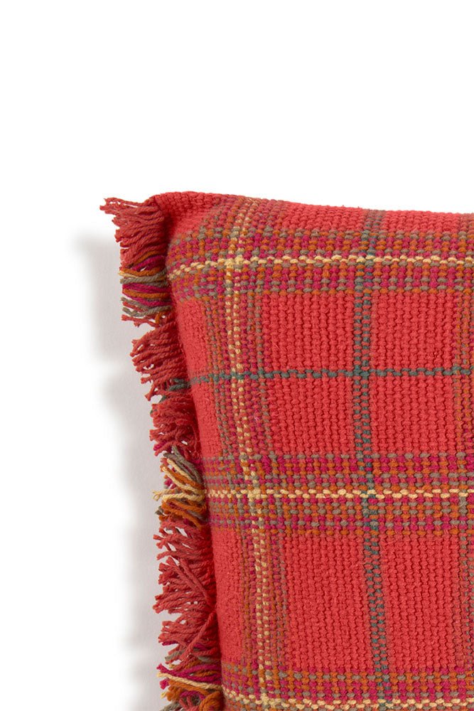 LORENA CANALS - Coussin Tissé Main Érable Rouge