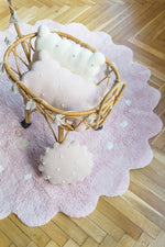 LORENA CANALS - Coussin Tricoté Biscuit Rose