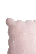 LORENA CANALS - Coussin Tricoté Biscuit Rose