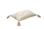 LORENA CANALS - Coussin Tricoté Little Oasis Nat - Rose Pâle