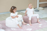 LORENA CANALS - Coussin Tricoté Rond Biscuit Ivoire
