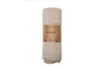 LORENA CANALS - Couverture Bébé Tricot Biscuit Dune Blanc