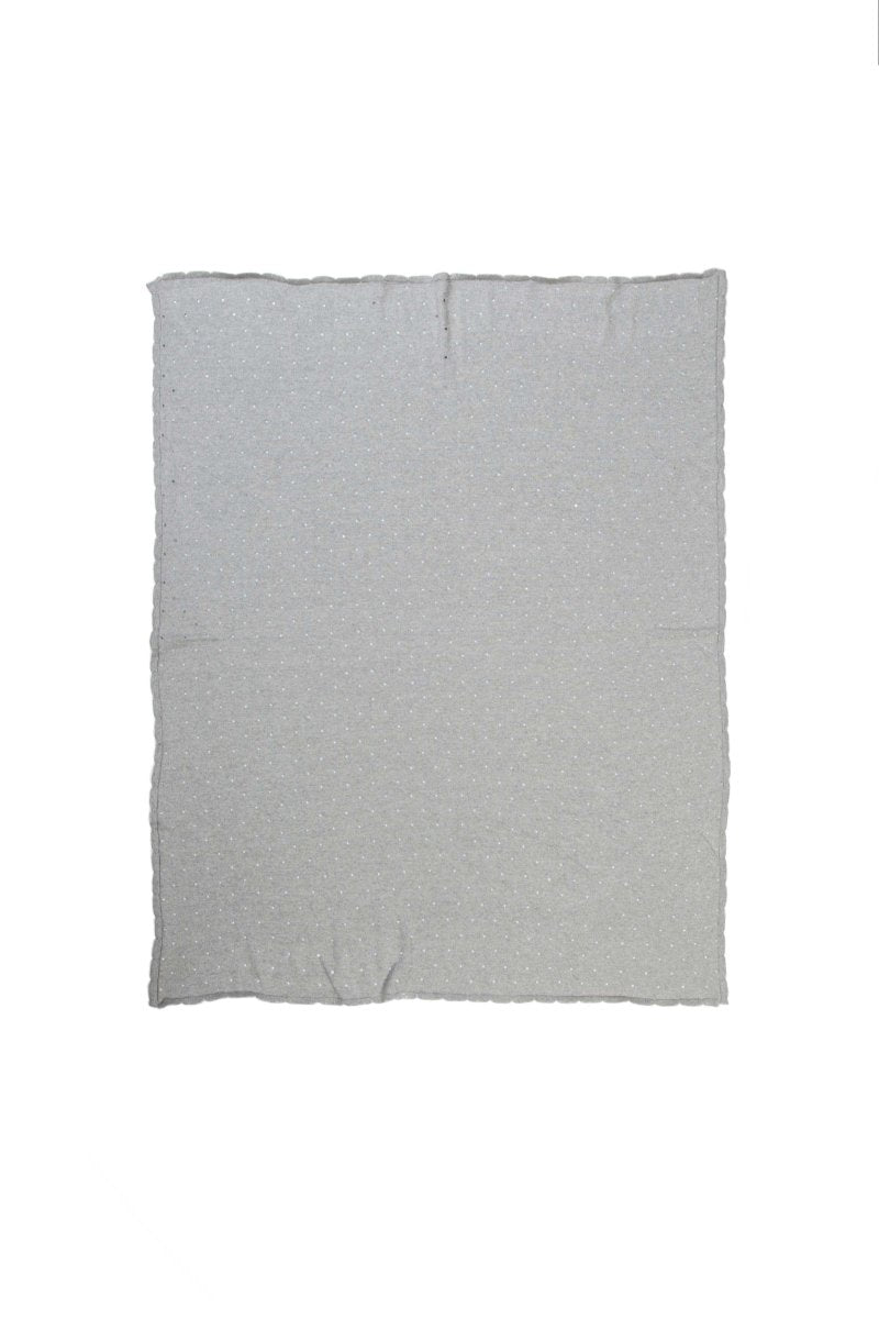 LORENA CANALS - Couverture Bébé Tricotée Biscuit Gris