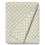 LORENA CANALS - Couverture Tricoté - Carrelage Bleu Sauge