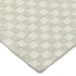 LORENA CANALS - Couverture Tricoté - Carrelage Bleu Sauge