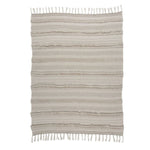 LORENA CANALS - Couverture Tricotée Air Dune Blanc