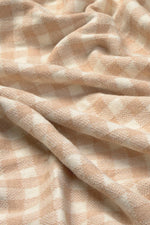 LORENA CANALS - Couverture Tricotée Vichy Rose