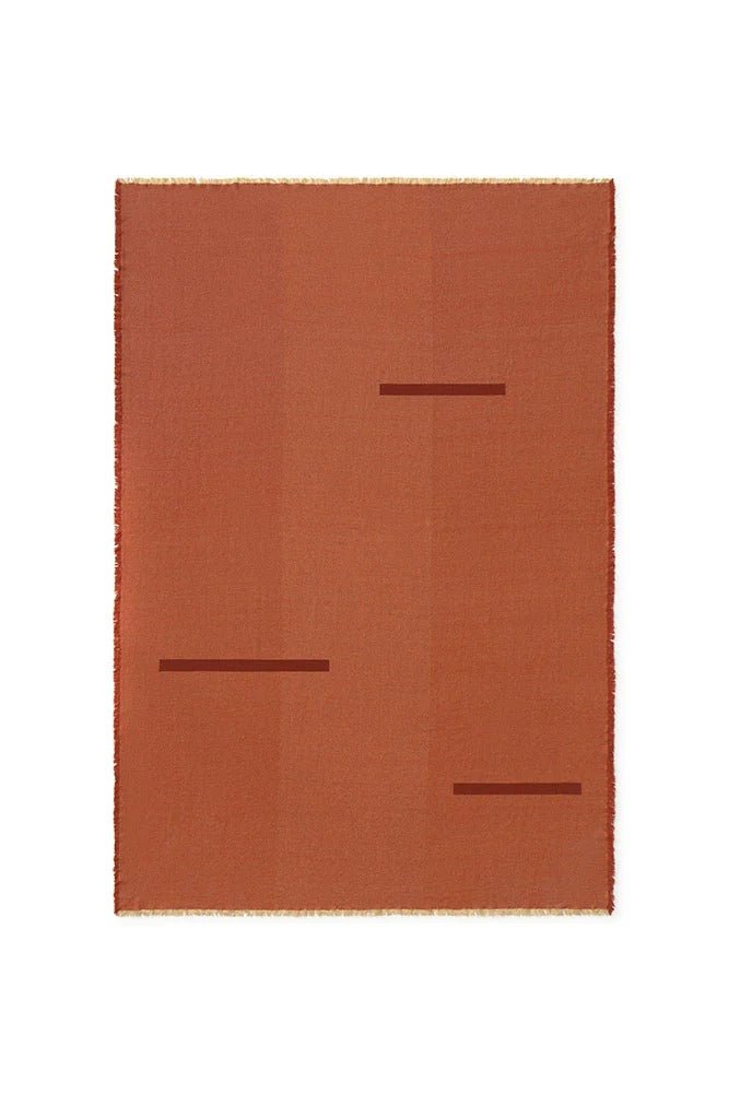 LORENA CANALS - Nappe Vertical New Terracota 170 X 350 Cm