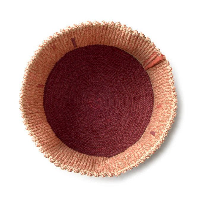 LORENA CANALS - Panier Handloom Vertical Terracota