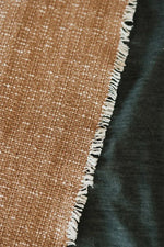 LORENA CANALS - Plaid Tissé Main Ocre 130 X 180 Cm