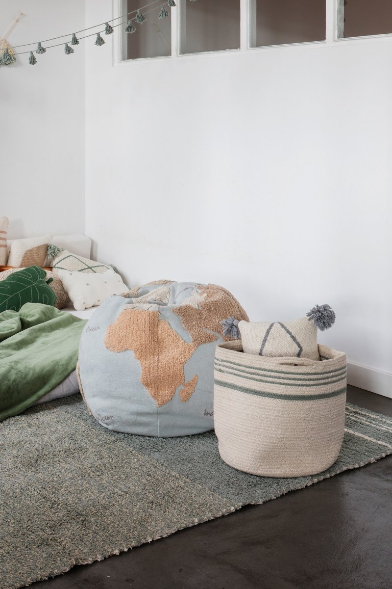 LORENA CANALS - Pouf Carte Du Monde