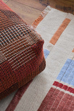LORENA CANALS - Pouf City Réversible Maple Red