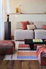 LORENA CANALS - Pouf City Réversible Maple Red