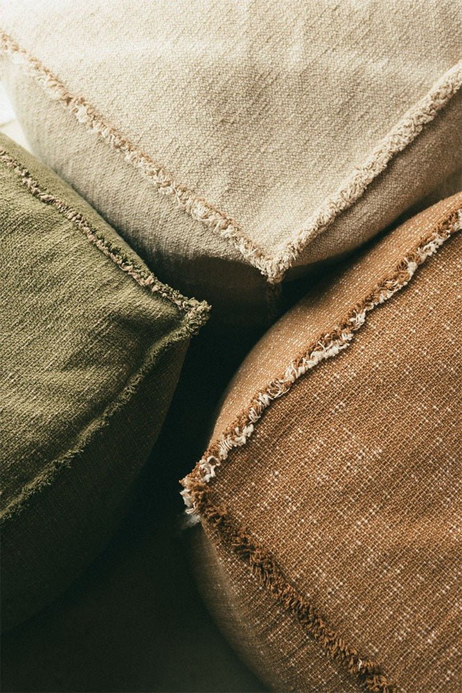 LORENA CANALS - Pouf Tissé Main Ocre