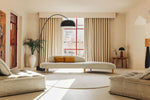 LORENA CANALS - Tapis À Laine Rond Naturel Ø 180 Cm