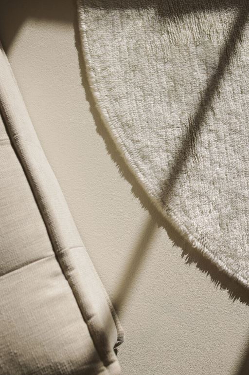 LORENA CANALS - Tapis À Laine Rond Naturel Ø 240 Cm